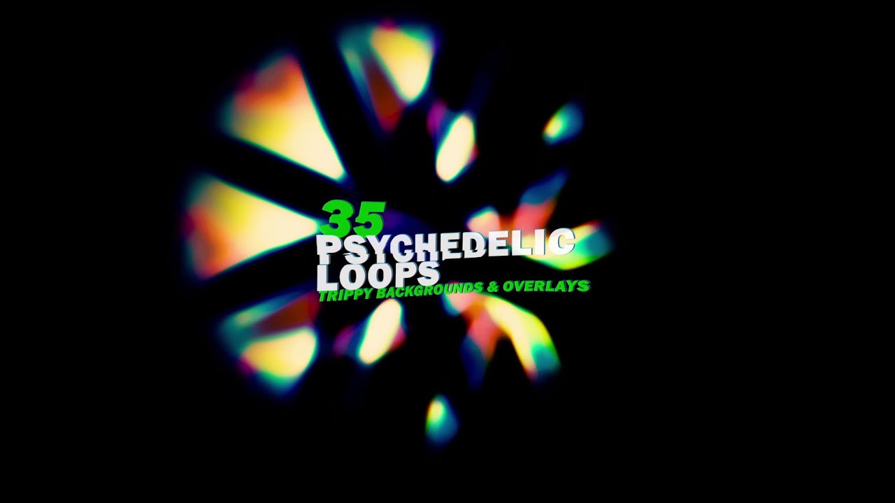 35 Psychedelic Loops Effect Bundle Free Stock Footage Archive