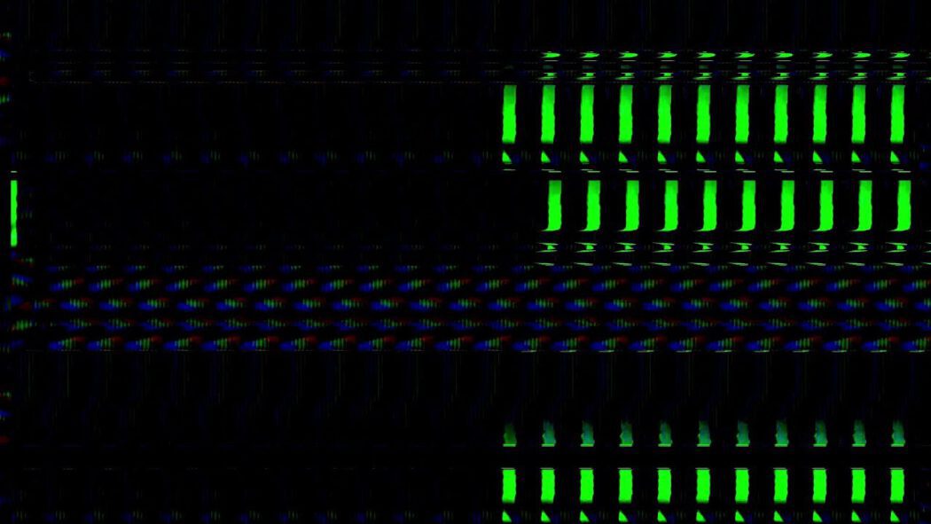 Broken Vhs Rewind Glitch Vcr Background Overlay Loop