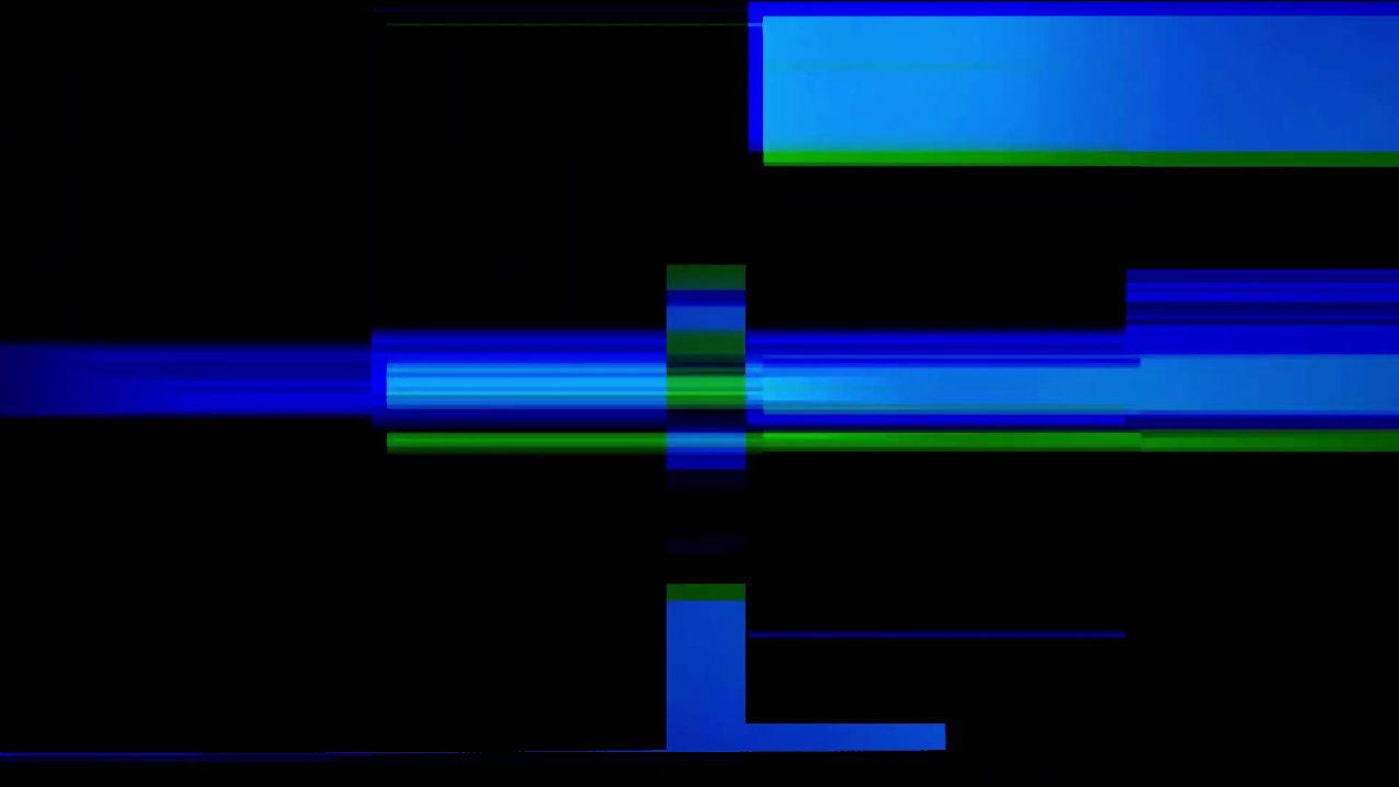 Minimal Glitch Elements - Blue Screen Overlay — Free Stock Footage Archive