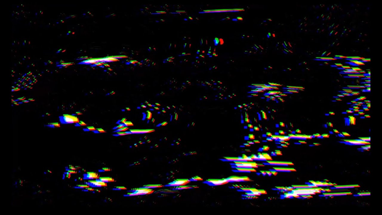 4K Sliced Glitch Particles RGB - Background / Overlay - Loop
