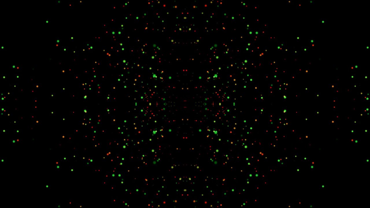 Symmetrical Particle Loop Mirrored - Black Background — Free Stock ...