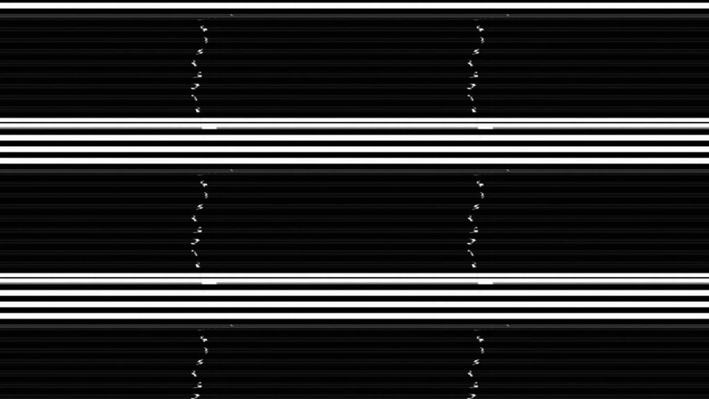 Grainy Retro VHS Tape Broken Screen Light Loop