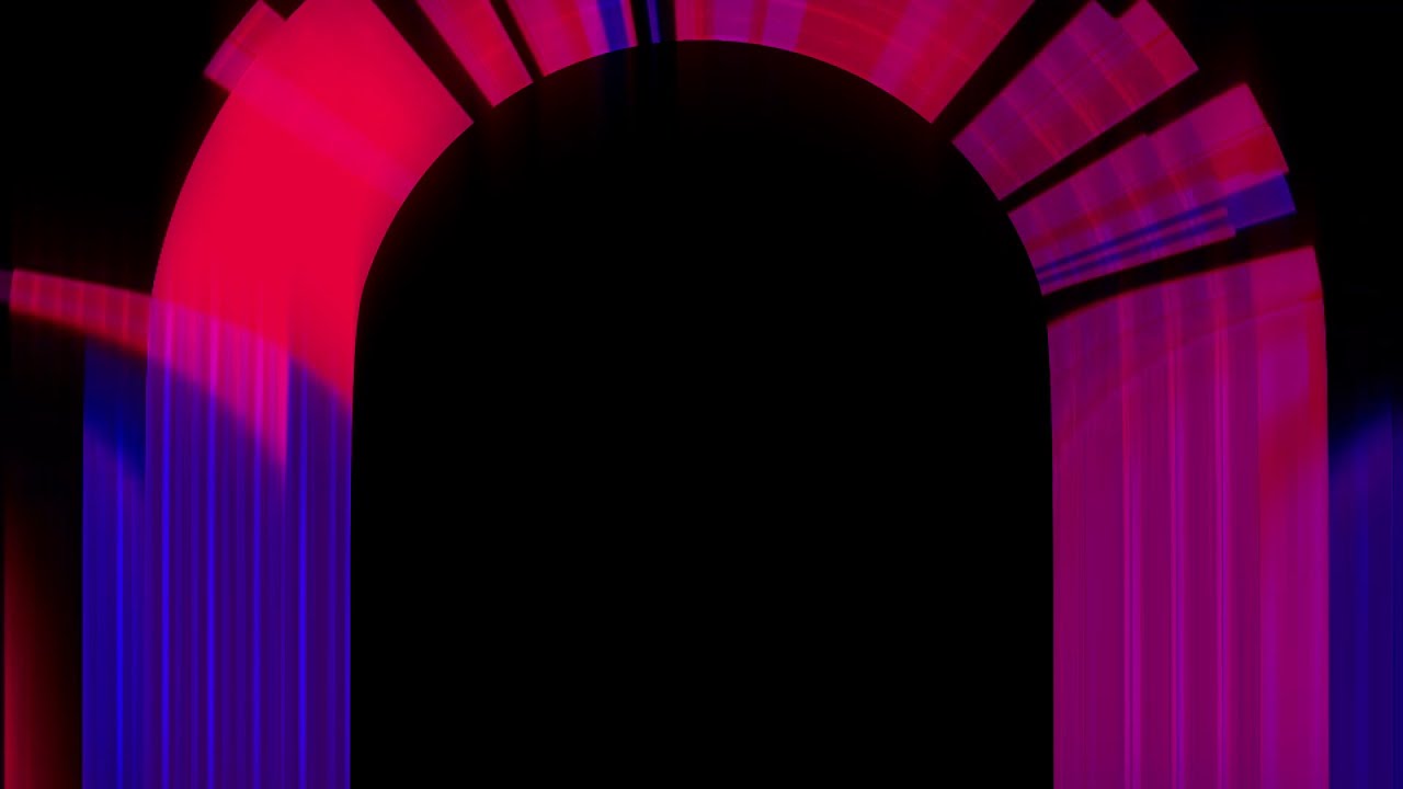 Curved Glitch Frame Overlay Loop Effect — Free Stock Footage Archive