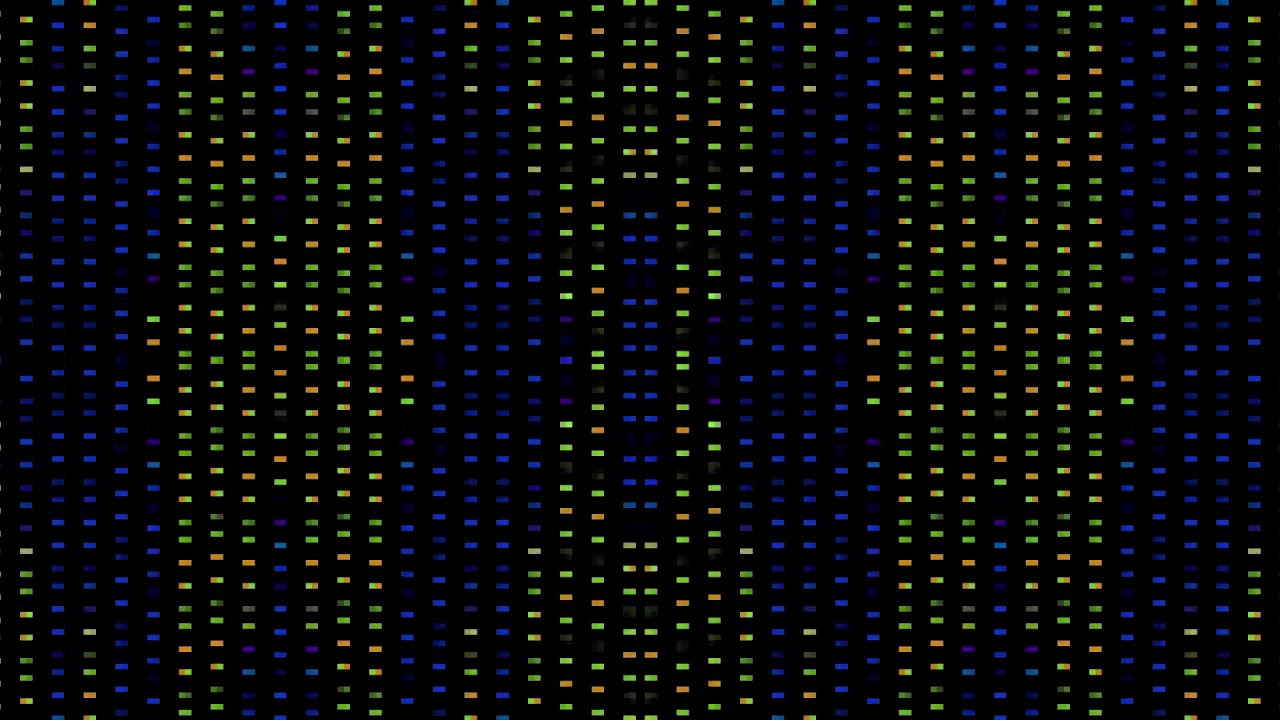 Moving Pixel Abstract Background / Overlay Effect Loop