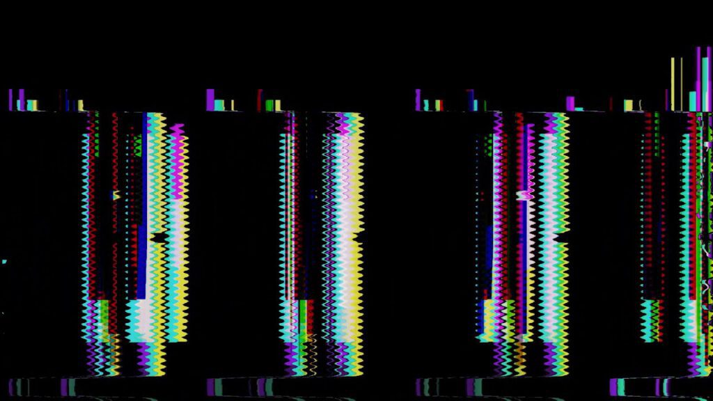 Glitch TV Static + Sound Effect VCR