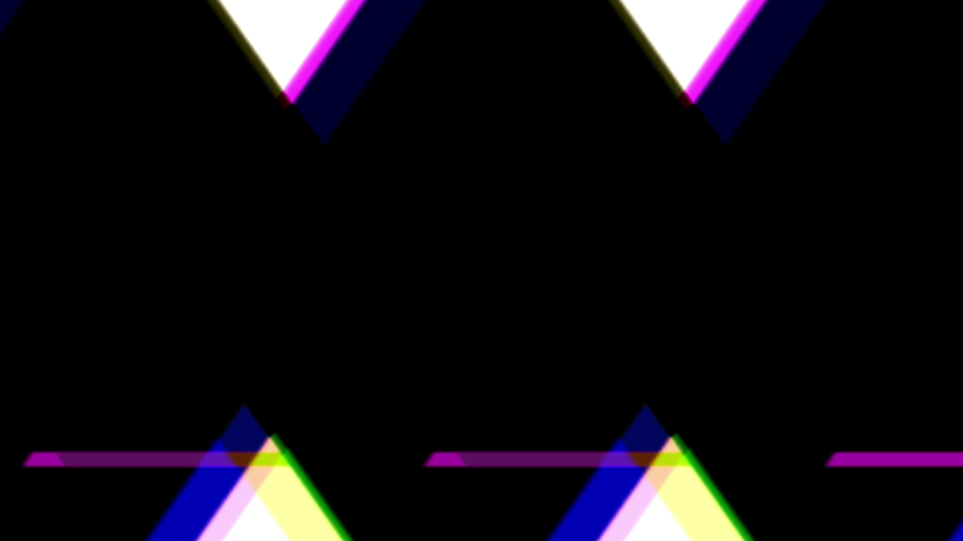 Color Split Glitch Triangles - Background / Overlay Effect Loop