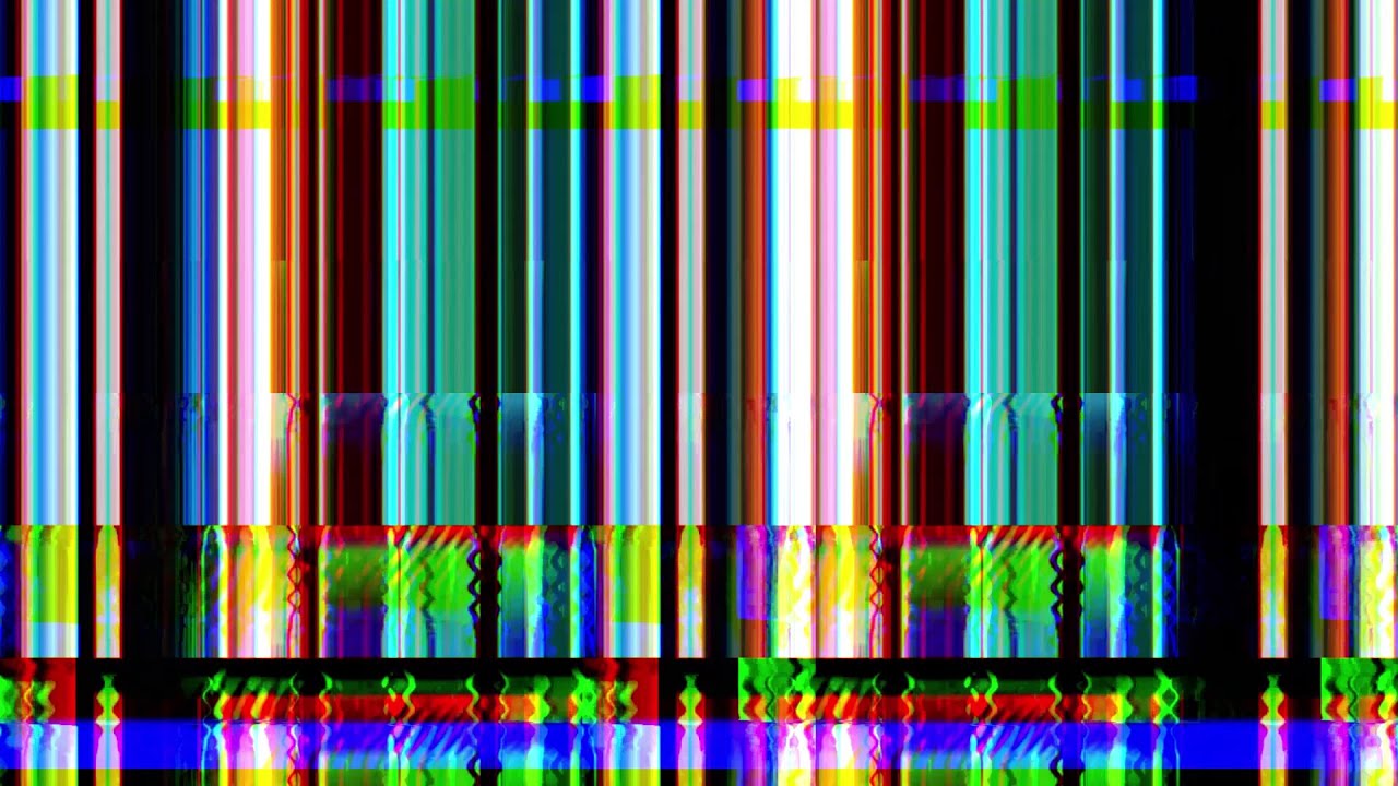 Strong Glitch Screen Bildfehler Monitor Disturbance Effect Loop