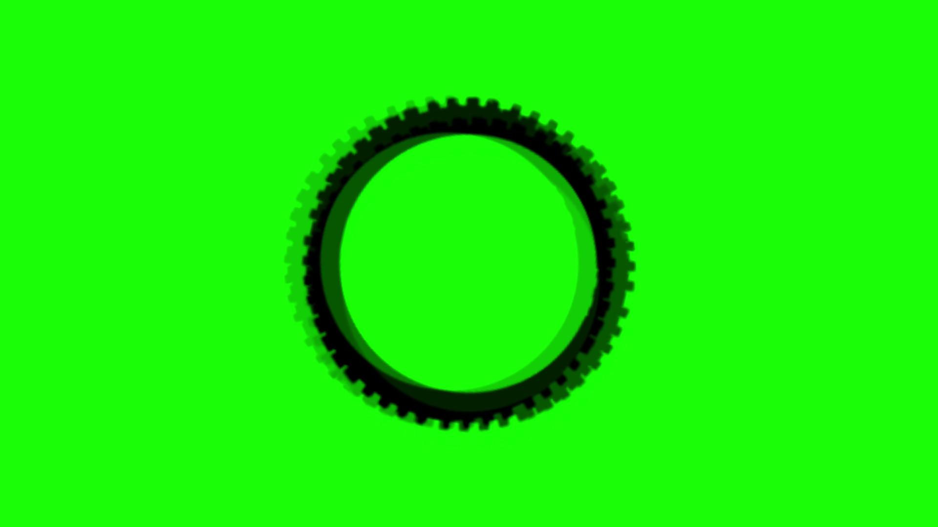Green Screen Circle / Gear Animation Overlay Loop Effect — Free