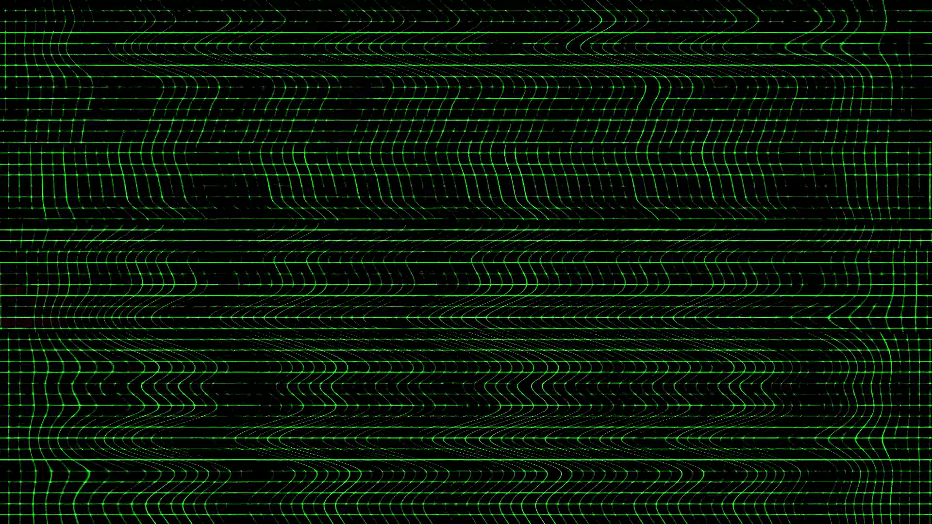 Green Distorted Glitch Grid - Lofi Effect Loop — Free Stock Footage Archive