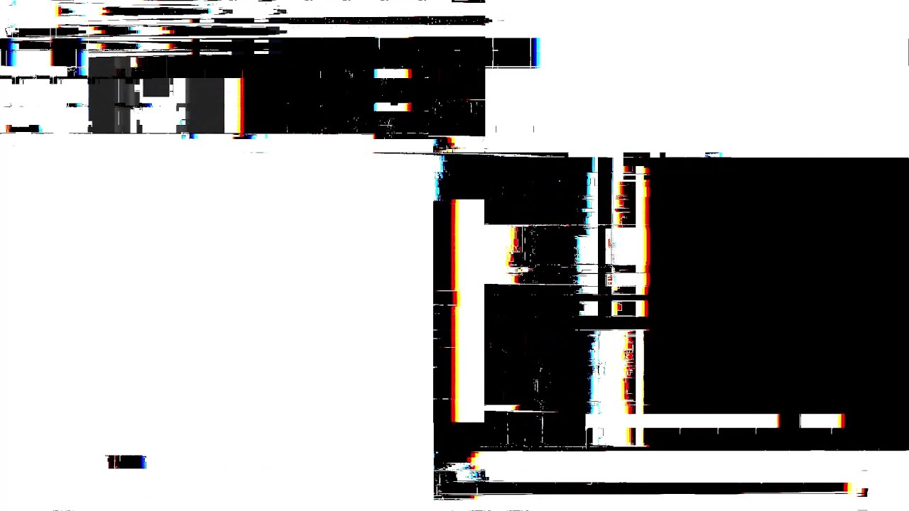 Hard Screen Glitch Effect Broken Monitor Contrast Loop