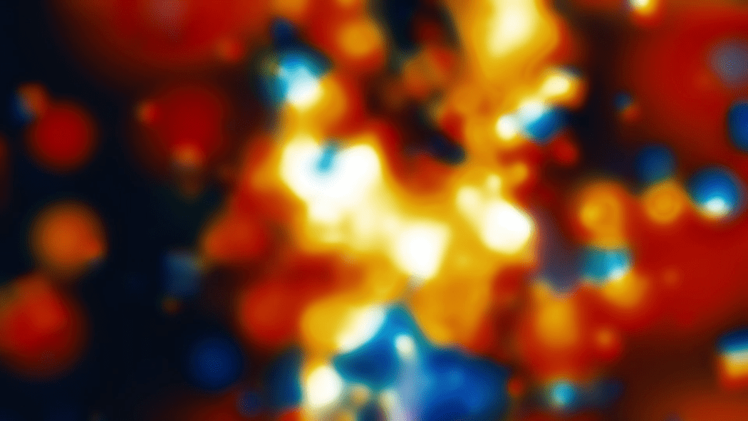 Warm Blurred Shapes Soft Background Loop