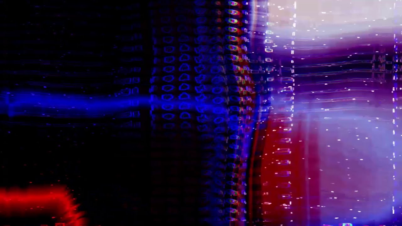 Analog Film Inspired Retro Glitch Effect Loop — Free Stock Footage
