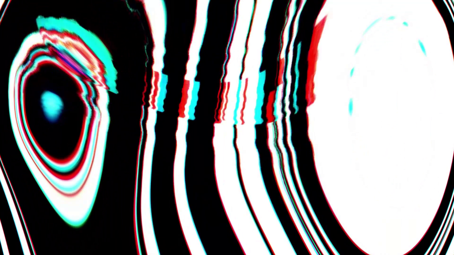 Heavy Distortion Trippy Glitch Loop — Free Stock Footage Archive