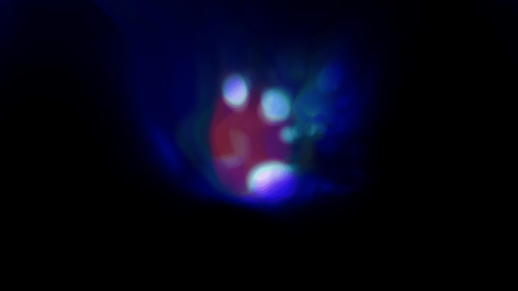 Abstract Energy Flow Dark Background Video Loop Effect Free Stock