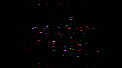 Glitch Door - VJ Video Loop. Full HD Glitch Motion Background