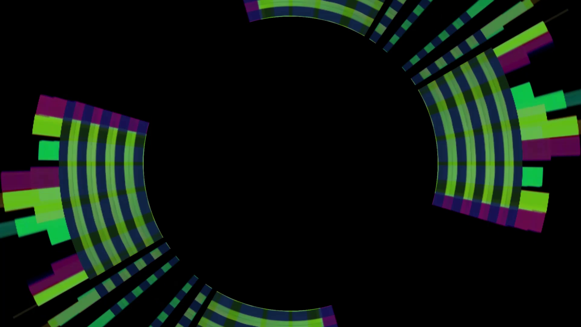 Glitch circle cut effect loop free stock footage archive